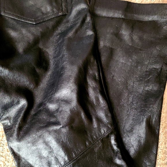 BLACJ Genuine Leather pants like New condition. - Picture 9 of 9
